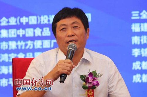 河北金沙河面业集团有限责任公司董事长魏海金.